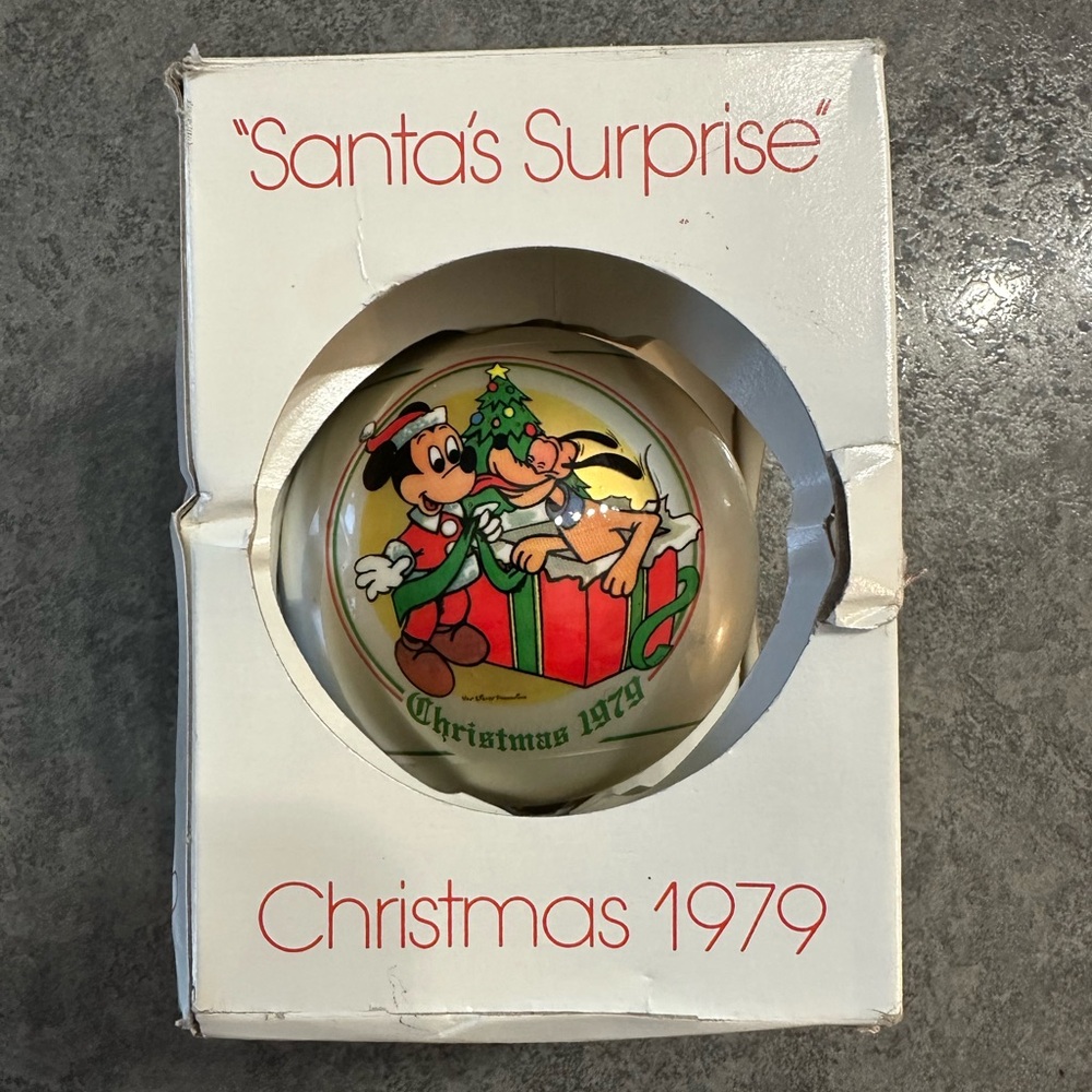 Vintage Disney Santa’s Surprise 1979 Christmas Ornament